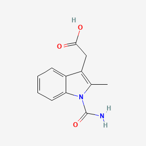 (1-Carbamoyl-2-methyl-1H-indol-3-yl)-acetic acid