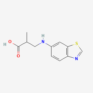 3-(Benzothiazol-6-ylamino)-2-methyl-propionic Acid