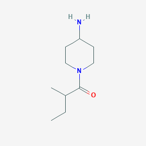 B8591365 1-(4-Amino-1-piperidinyl)-2-methyl-1-butanone CAS No. 953748-89-5