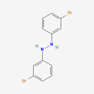 molecular formula C12H10Br2N2 B8591421 1,2-Bis(3-bromophenyl)hydrazine 