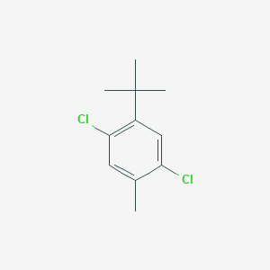 molecular formula C11H14Cl2 B8591442 1-tert-Butyl-2,5-dichloro-4-methylbenzene CAS No. 61468-35-7