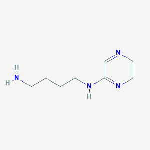 molecular formula C8H14N4 B8591448 (4-Aminobutyl)pyrazin-2-ylamine 