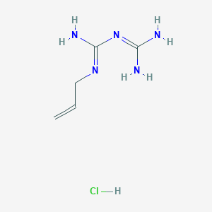 molecular formula C5H12ClN5 B8591450 Allylbiguanide hydrochloride CAS No. 88513-40-0