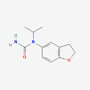 N-(2,3-Dihydro-1-benzofuran-5-yl)-N-propan-2-ylurea