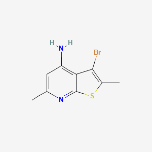 3-Bromo-2,6-dimethylthieno[2,3-b]pyridin-4-amine