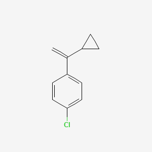 molecular formula C11H11Cl B8591574 1-Chloro-4-(1-cyclopropylvinyl)benzene 