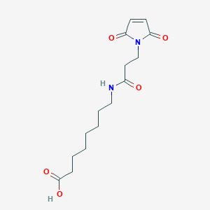 Octanoic acid, 8-[[3-(2,5-dihydro-2,5-dioxo-1H-pyrrol-1-yl)-1-oxopropyl]amino]-