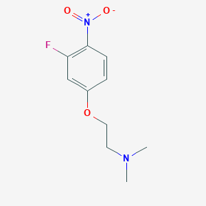 [2-(3-Fluoro-4-nitro-phenoxy)-ethyl]-dimethyl-amine