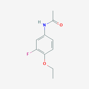 molecular formula C10H12FNO2 B8591700 N-(4-ethoxy-3-fluorophenyl)acetamide 