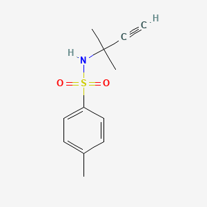 molecular formula C12H15NO2S B8591726 3-Methyl-3-tosylamino-1-butyne 