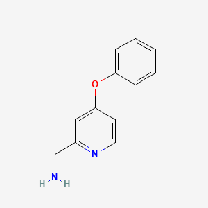 molecular formula C12H12N2O B8591737 4-Phenoxy-2-pyridinemethanamine CAS No. 849805-96-5