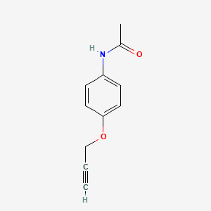 molecular formula C11H11NO2 B8591762 N-(4-(propargyloxy)phenyl)acetamide 