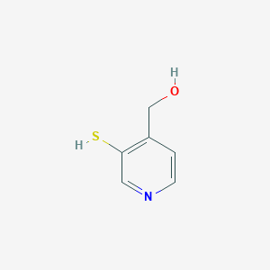 molecular formula C6H7NOS B8591774 4-Hydroxymethyl-3-mercaptopyridine 