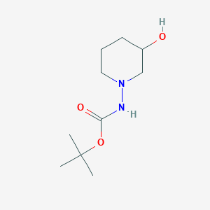molecular formula C10H20N2O3 B8591847 Tert-butyl (3-hydroxypiperidin-1-yl)carbamate 
