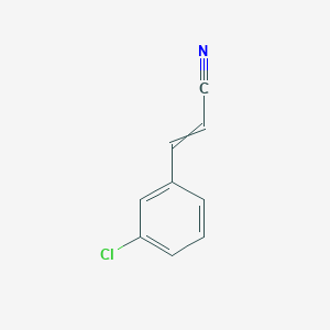 molecular formula C9H6ClN B8591946 3-Chlorocinnamonitrile 