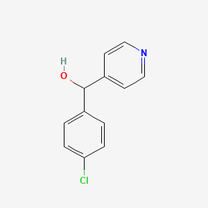 molecular formula C12H10ClNO B8591987 (4-Pyridinyl)(4-chlorophenyl)methanol 
