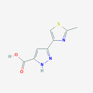 3-(2-Methylthiazol-4-yl)-1H-pyrazole-5-carboxylic acid