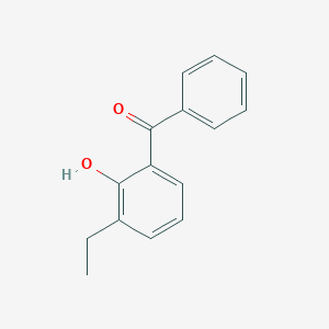 molecular formula C15H14O2 B8592040 (3-Ethyl-2-hydroxyphenyl)(phenyl)methanone CAS No. 56394-91-3