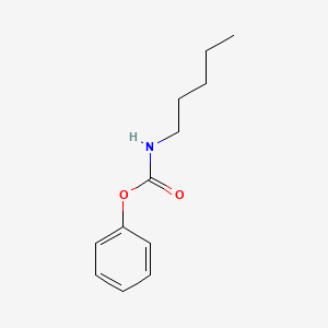 molecular formula C12H17NO2 B8592058 Phenyl N-n-pentylcarbamate 