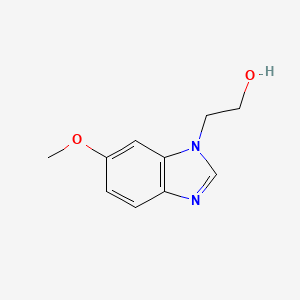 2-(6-methoxy-1H-benzo[d]imidazol-1-yl)ethanol