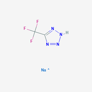 molecular formula C2HF3N4Na B8592110 1H-Tetrazole, 5-(trifluoromethyl)-, sodium salt 