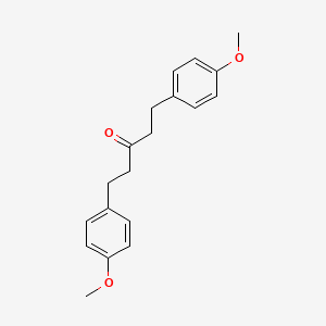 molecular formula C19H22O3 B8592127 1,5-Bis(4-methoxyphenyl)-3-pentanone 