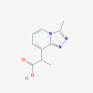 2-(3-Methyl-[1,2,4]triazolo[4,3-a]pyridin-8-yl)propanoic acid