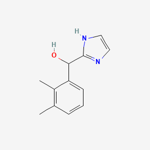 molecular formula C12H14N2O B8592166 (2,3-Dimethylphenyl)(1H-imidazol-2-yl)methanol 