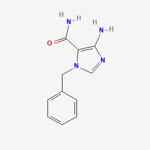 4-Amino-1-benzyl-5-imidazolecarboxamide