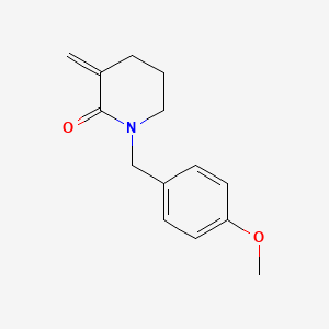 1-[(4-Methoxyphenyl)methyl]-3-methylidenepiperidin-2-one