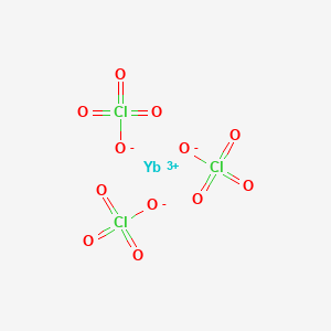molecular formula Yb(ClO4)3<br>Cl3O12Y B085922 高氯酸镱(III) CAS No. 13498-08-3
