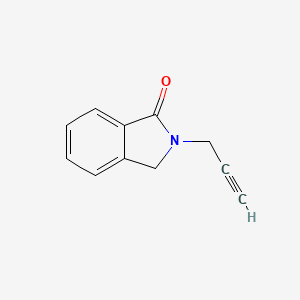 molecular formula C11H9NO B8592233 2-Prop-2-ynyl-2,3-dihydro-isoindol-1-one 