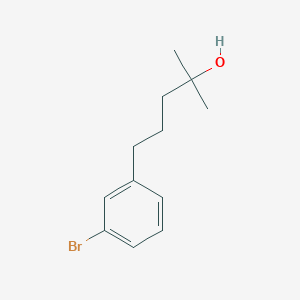 5-(3-Bromophenyl)-2-methylpentan-2-ol