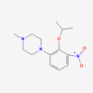 1-(2-Isopropoxy-3-nitrophenyl)-4-methylpiperazine