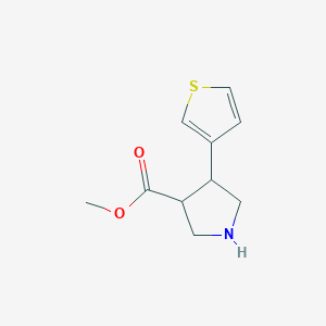 Methyl 4-(thiophen-3-yl)pyrrolidine-3-carboxylate