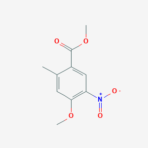 molecular formula C10H11NO5 B8592308 Methyl 4-methoxy-2-methyl-5-nitrobenzoate 