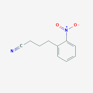 molecular formula C10H10N2O2 B8592348 4-(2-Nitrophenyl)butyronitrile 