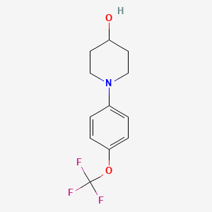 1-[4-(Trifluoromethoxy)phenyl]piperidin-4-ol