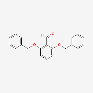 molecular formula C21H18O3 B8592460 2,6-Bis-benzyloxybenzaldehyde CAS No. 25983-53-3