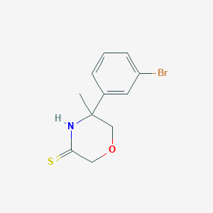 5-(3-Bromophenyl)-5-methyl-3-morpholinethione