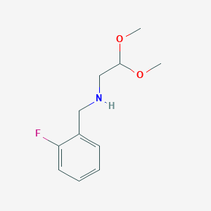 N-(2-fluorobenzyl)-2,2-dimethoxyethanamine