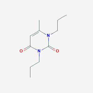 molecular formula C11H18N2O2 B8592567 6-methyl-1,3-dipropyl-2,4(1H,3H)-pyrimidinedione 