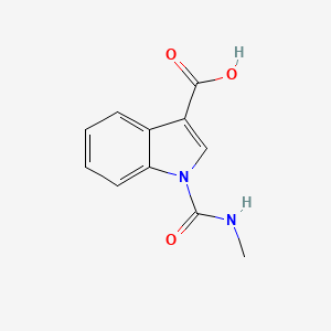 1-Methylcarbamoyl-1H-indole-3-carboxylic acid