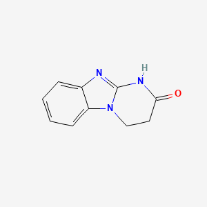 molecular formula C10H9N3O B8592604 3,4-dihydro-pyrimidino[1,2-a]benzimidazol-2(1H)-one 