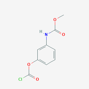 3-[(Methoxycarbonyl)amino]phenyl carbonochloridate