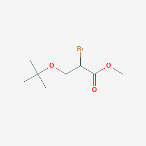 Methyl 2-bromo-3-tert-butoxypropanoate