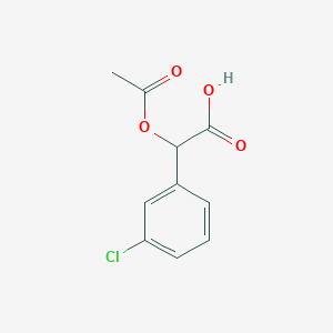 Acetoxy(3-chlorophenyl)acetic acid