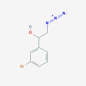 2-Azido-1-(3-bromo-phenyl)-ethanol