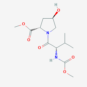 methyl (2S,4R)-4-hydroxy-1-((methoxycarbonyl)-L-valyl)pyrrolidine-2-carboxylate