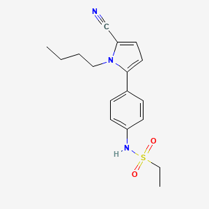 N-[4-(1-butyl-5-cyano-1H-pyrrol-2-yl)phenyl]ethanesulfonamide